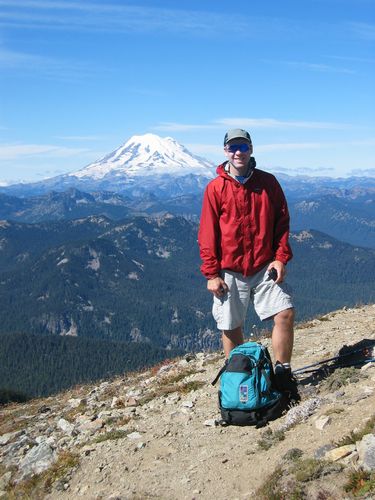 Looking Back to Rainier