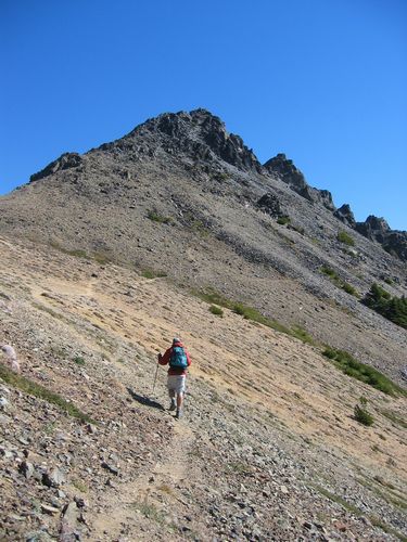 Traversing Along the Mountain