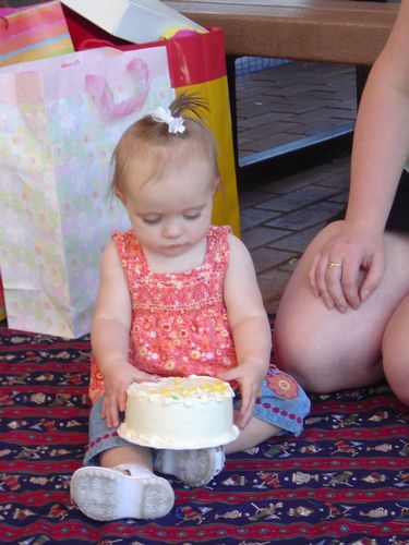Checking Out the Cake