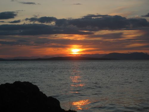 Sunset Over Vancouver Island