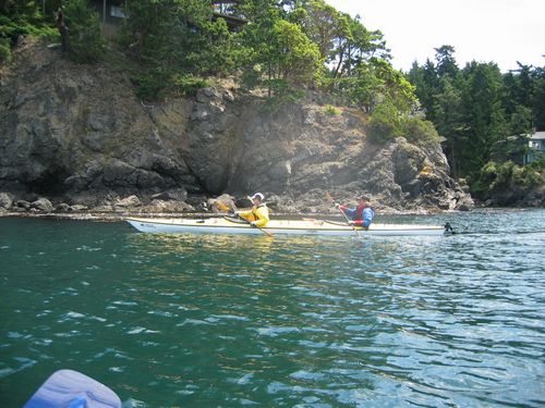 Paddling to English Camp