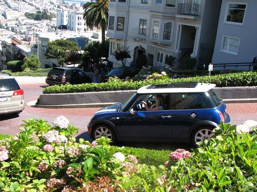 Driving Lombard Street