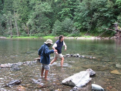 Skipping Rocks on Lewis River