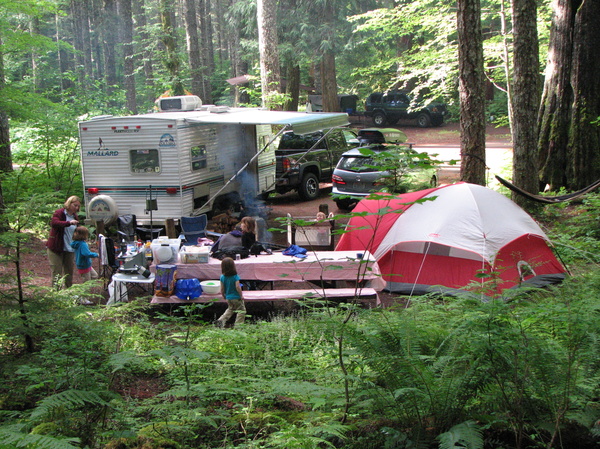 Lewis River Campsite