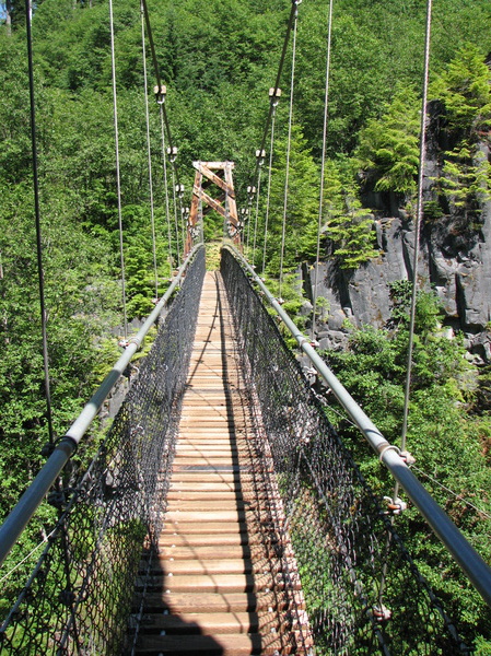 Lava Canyon Bridge