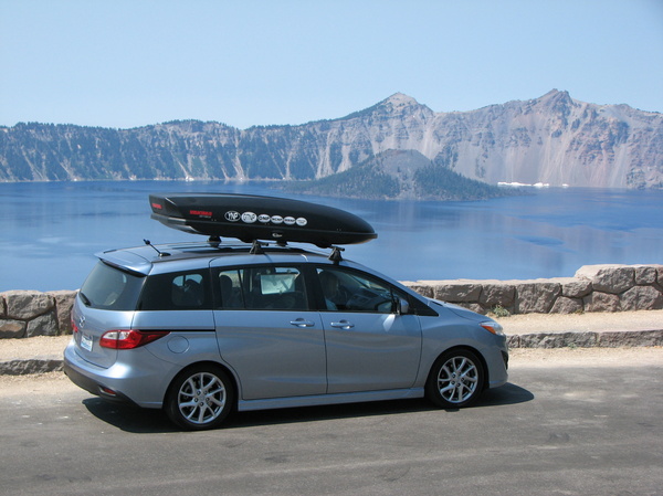 Mazda 5 and Crater Lake