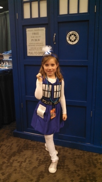 Tardis Girl and Tardis