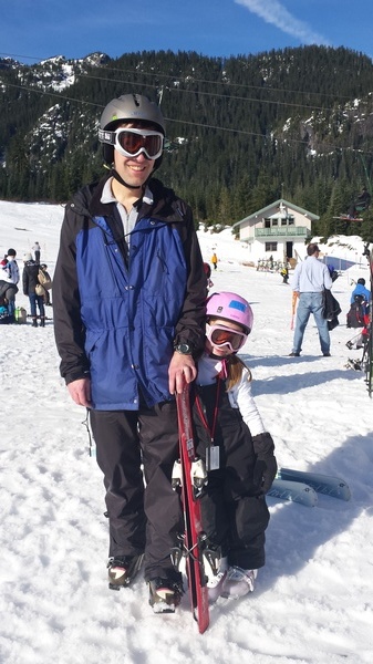On the Slopes with Daddy