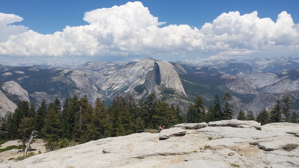 Half Dome from Sentinel Dome