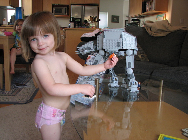 Playing with my AT-AT