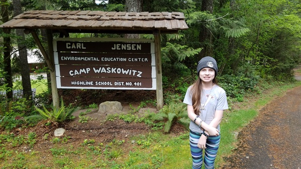 Camp Waskowitz (she couldn't go due to the pandemic)