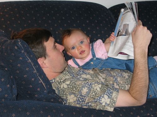 Helping Daddy Read