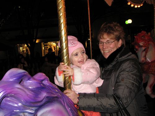 Merry-go-round with Nana