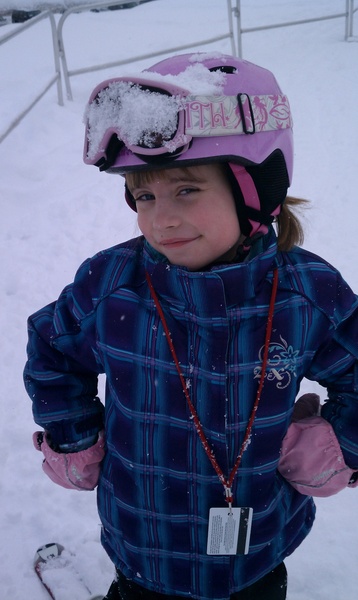 Ski Girl Attitude