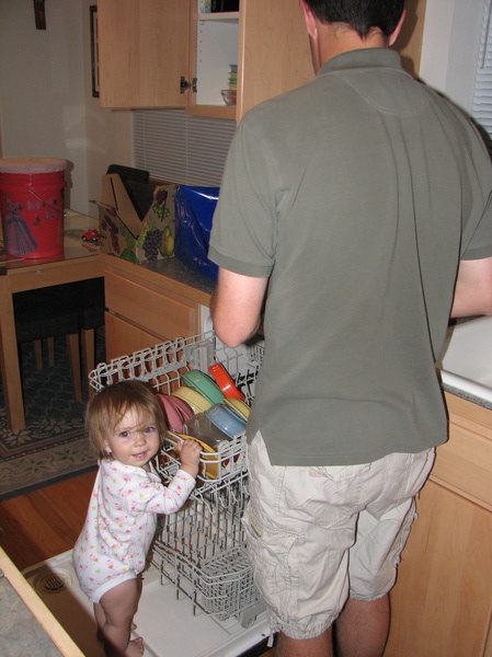 Helping with the Dishes