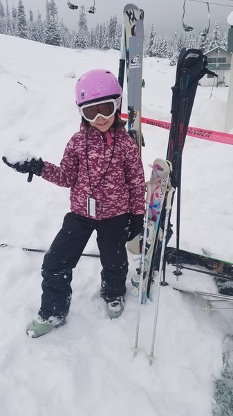 First Day of Ski School